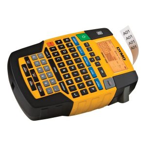 DYMO Rhino 4200 industriel labelmaskine | QWERTY-tastatur og tidsbesparende genvejstaster | Holdbar labelprinter til byggepladser og krævende mærkningsopgaver